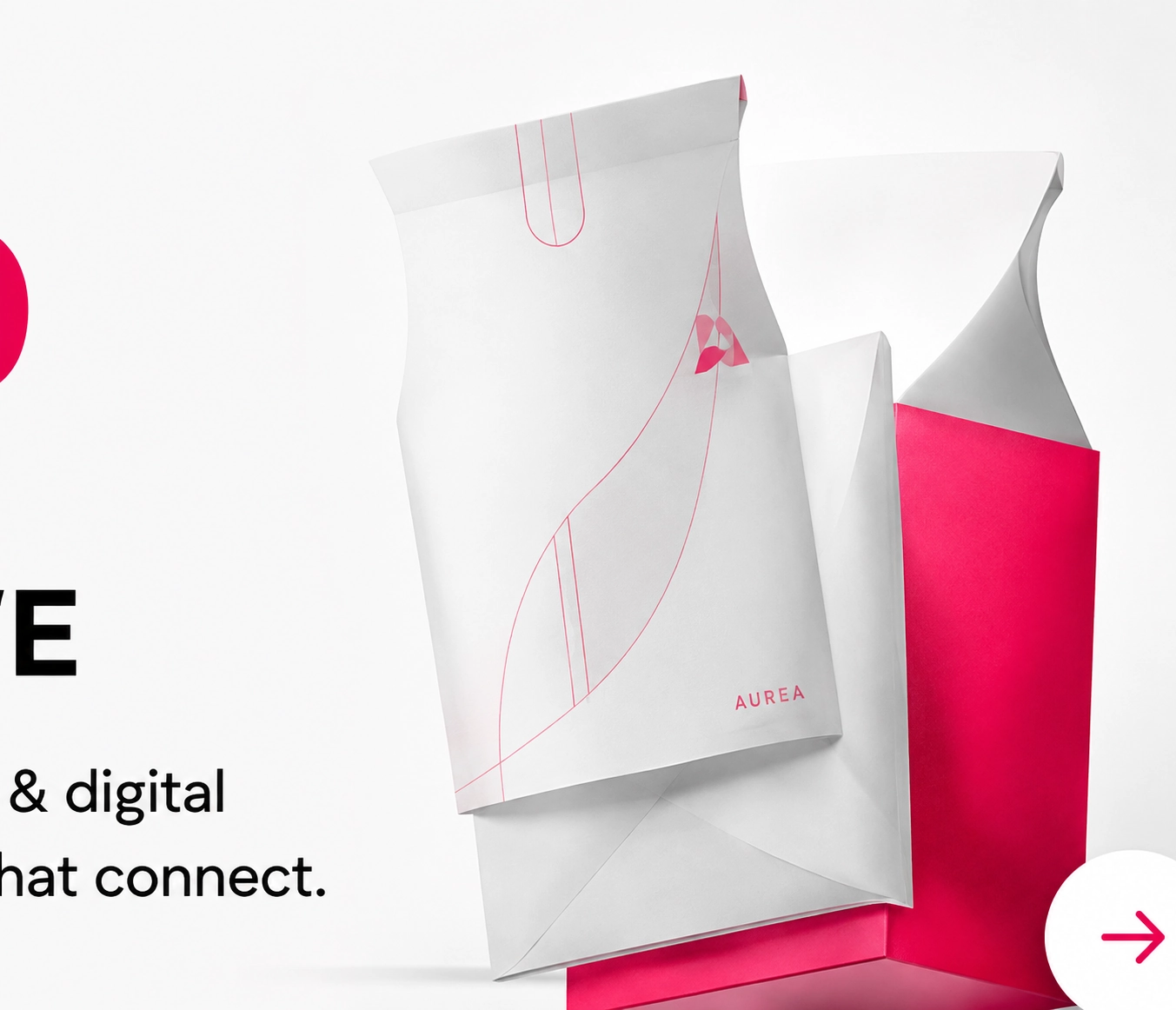 Creative brand design mockups