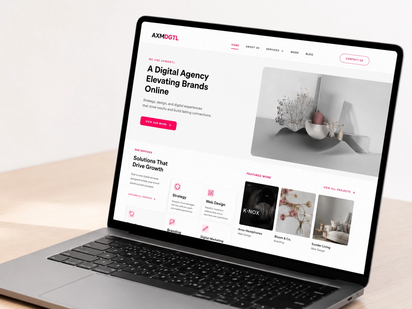 Website design visual